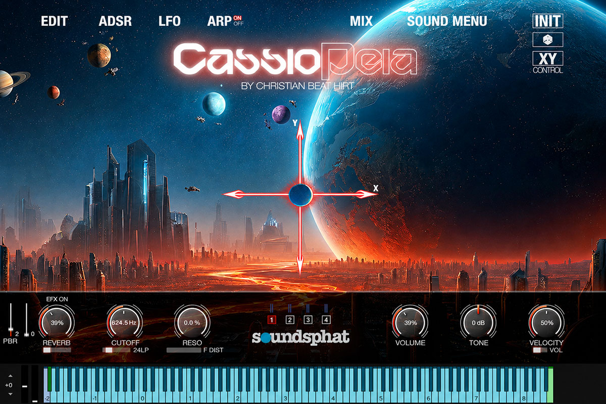 Cassiopeia by Soundsphat main interface