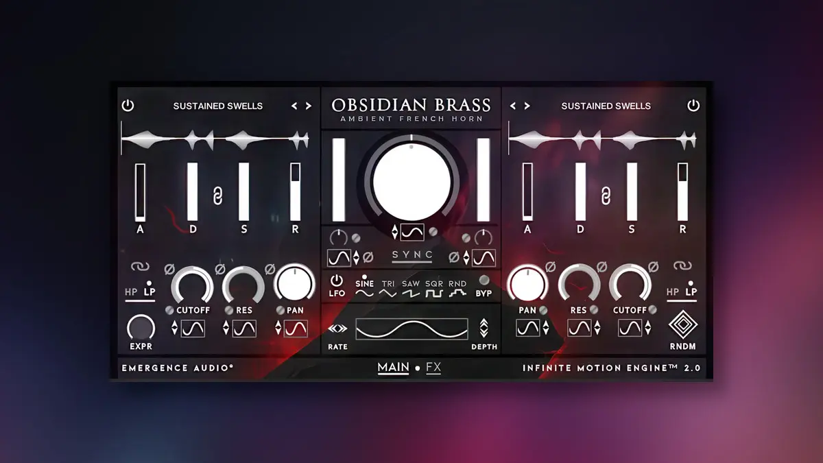 Emergence Audio Obsidian Brass Kontakt instrument
