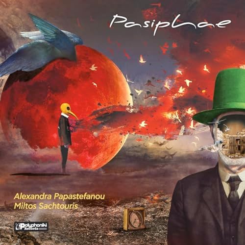 Cover artwork for Pasiphae by Alexandra Papastefanou and Miltos Sachtouris