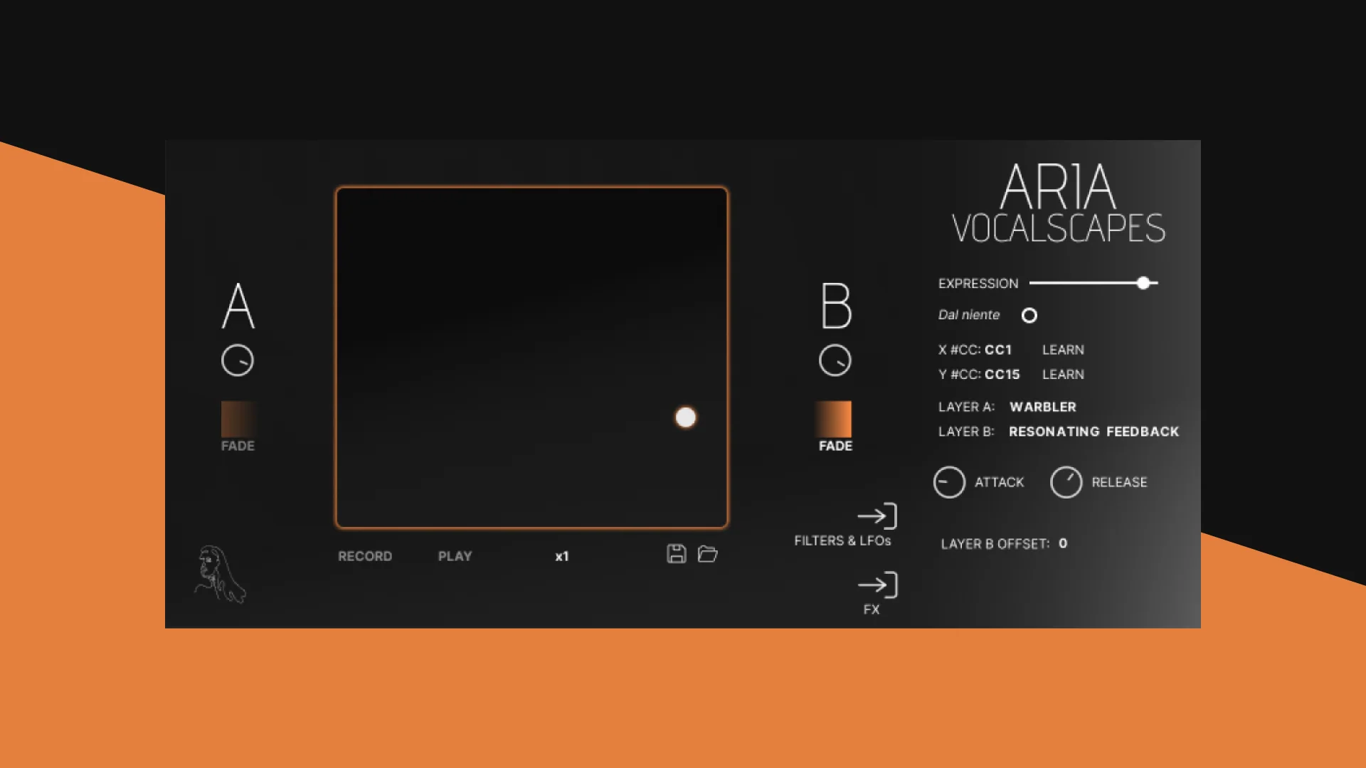 Aria Vocalscapes Kontakt interface by Sonora Cinematic